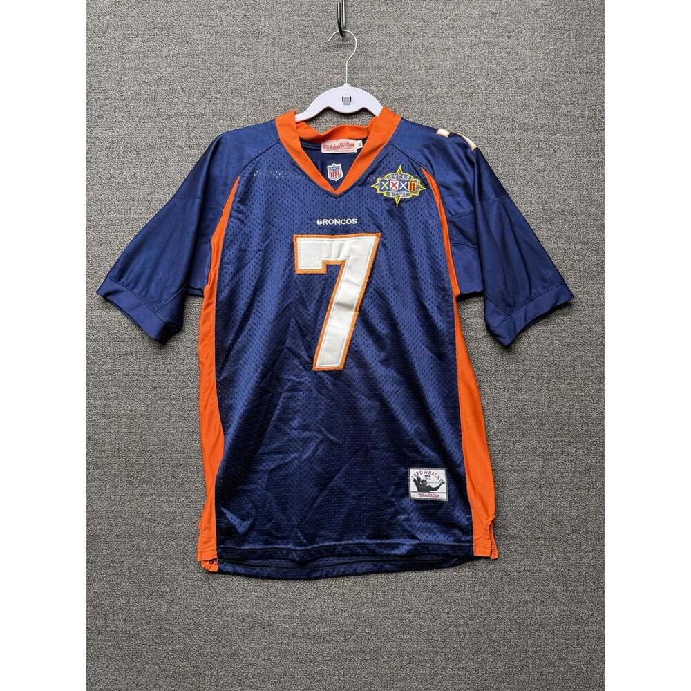 VTG 90s John Elway Broncos Mitchell & Ness Jersey Youth XL